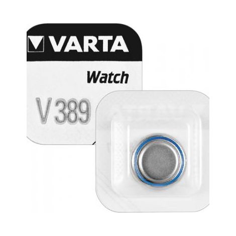 VARTA - 1 pile Oxyde d'argent (Zn/Ag2O) 81 mAh - V389 (1/5)