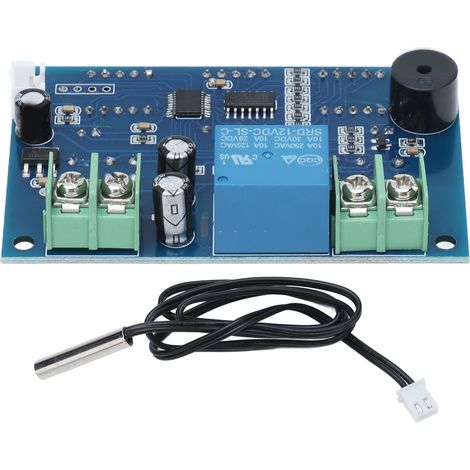 Régulateur de température intelligent XH-W1401 avec affichage numérique, module de contrôle à capteur, interrupteur de régulation thermique (1/5)