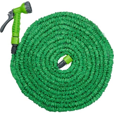 Tuyau d'arrosage extensible - Tuyau d'arrosage avec pulvérisateur - Tuyau d'arrosage - Compact et pratique (1/5)