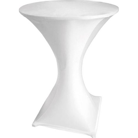 Perel Standing table cover Copertura per tavolo alto Bianco FP200 (1/4)