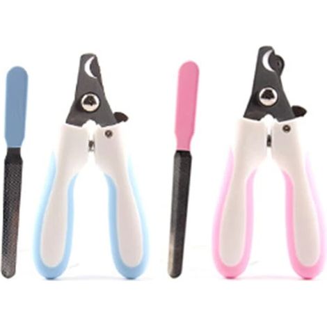 Outils de toilettage pour animaux : ciseaux à ongles et lime à ongles. Taille : Grande. (1/4)