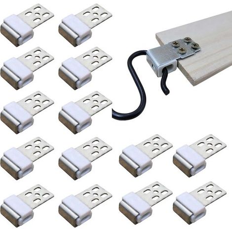 Set mit 30 Teilen Metallfederklammern mit 5 Löchern für Möbel Federn zur Reparatur von Sofas Federkernsofas und Stühlen Ersatzteile für (1/5)