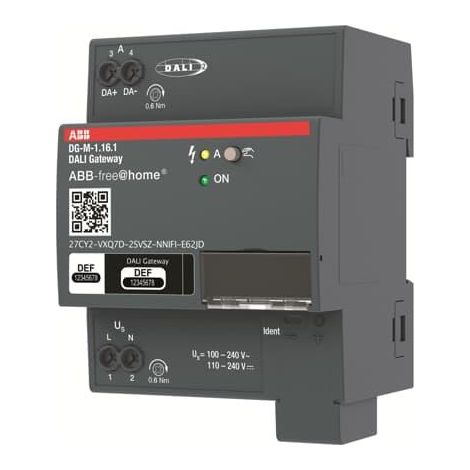ABB free@home® Passerelle DALI DG-M-1.16.1 2CDG510012R0011 ABB A906740
