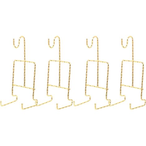Ensemble de 4 porte-gobelets, porte-gobelet individuel avec finition dorée en spirale (1/5)