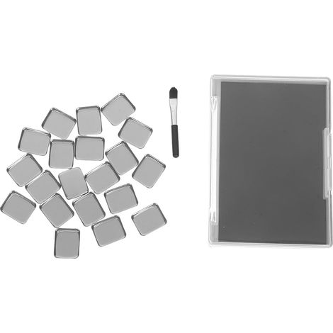 Palette Rangement Sécurisé Vide pour Maquillage Magnétique avec Compartiments Réglables et Couvercle Transparent Accès Rapide (1/5)