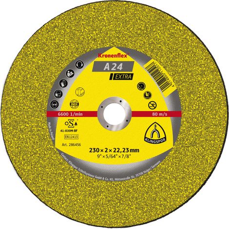 Escudo K.MET 125 mm x 2,5 mm x 22,2 mm A24 Extra
