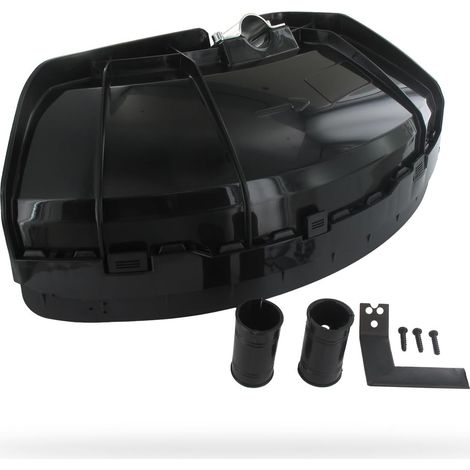 UNIVERSEL - Carter Protection pour Débroussailleuse à Fil Nylon - Universel - Avec Lame Coupe-fil, Noire (1/5)