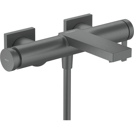 Hansgrohe Tecturis E - Wannenmischer, Chrom schwarz gebürstet 73420340