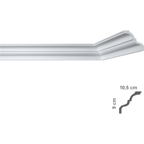 CORNICE DECORATIVA PER SOFFITTO mod. I777 - mm 105 x  90- 45 pezzi  - BOVELACCI