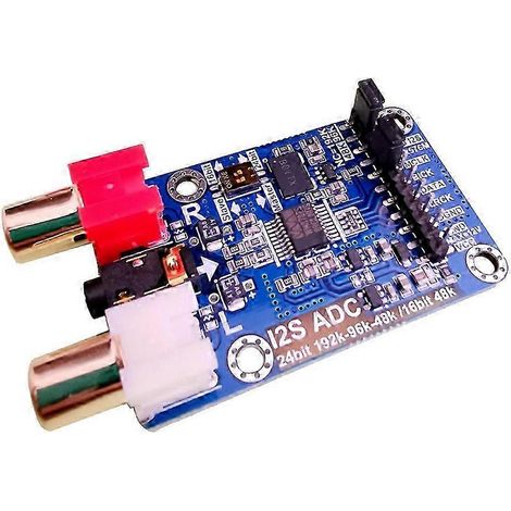 Carte d'acquisition audio I2S ADC, module maître/esclave 24 bits, 192 kHz, 96 kHz, 48 kHz, carte de développement multifonctionnelle kns (1/5)