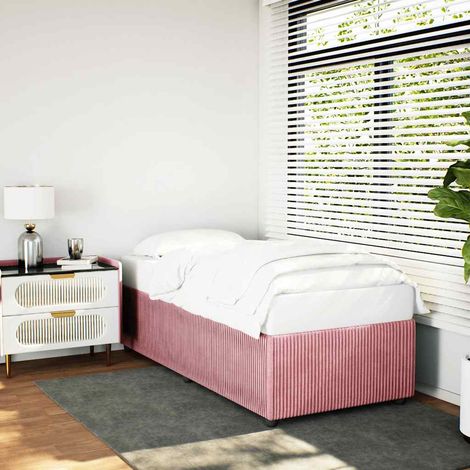 Bettgestell Rosa 90x190 cm Samt (1/5)