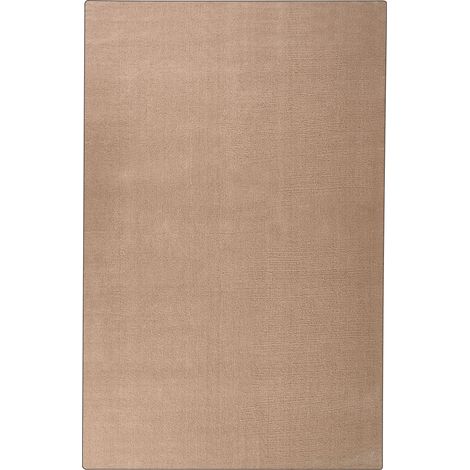 Shaggy-Teppich DEMRE Sandbeige 200 x 300 cm