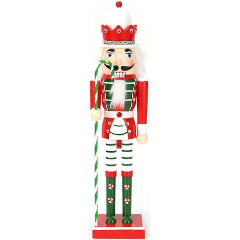 Voici une proposition de titre en français (190 caractères maximum) :

Décoration de Noël en bois - Casse-noisette soldat, ornement de sapin, figurine artisanale pour fêtes - 1 pièce (1/4)