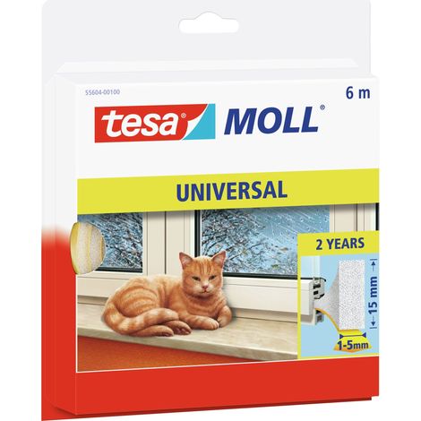 Joint en bande tesamoll® tesa 55604-00100-00 blanc (L x l) 6 m x 15 mm caoutchouc 1 pc(s) S16619 (1/5)