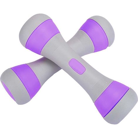 Haltère de yoga réglable en poids pour exercices de musculation des bras, équipement de fitness pour femmes, violet, 4 kg (1/5)