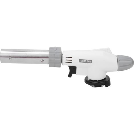 Chalumeau Torche Portable Réglable 1300°C, Pistolet à Souder à Allumage Électronique pour Barbecue Extérieur (1/5)