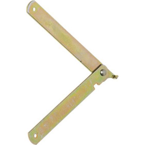 ASTA SNODATA ACCIAIO ZINCATO DESTRA 250 MM Q.TA 48