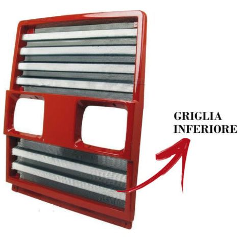 GRIGLIA INFERIORE PER CALANDRA FIAT NEW HOLLAND SERIE ORO 100-90 100-90T (34602) (1/2)