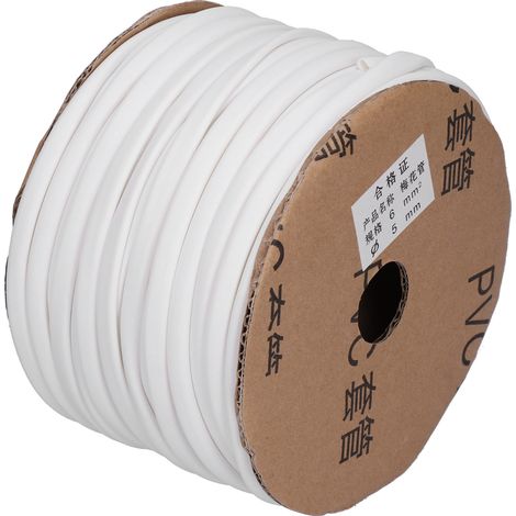 PVC-Rohr, Pflaumenform, Leitungsnummer, Maschinenrohr, Innenverzahnung, Industrieverbinder ZMY 6 (1/5)