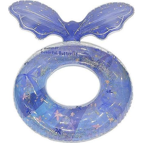 Flotador de cola de sirena con bomba de aire - Anillo flotante inflable para piscina, accesorio de natación para la playa en verano, accesorio de disfraz de sirena para fiestas de vacaciones (1/5)