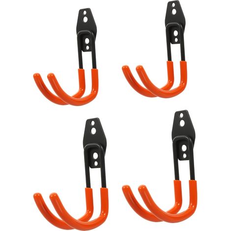 Lot De 4 Muraux Robustes En Métal Pour Rangement D'outils De Garage Et (1/5)