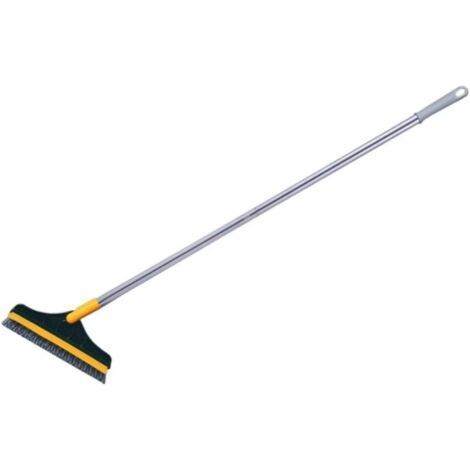 Brosse de nettoyage de carrelage à long manche, brosse à poils pour salle de bain et maison, nettoyage efficace de la maison, brosse ménagère pour joints et coins (1/4)