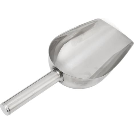 Cuillère doseuse en acier inoxydable pour aliments pour animaux - cuillère à long manche pour chiens et chats (1/5)