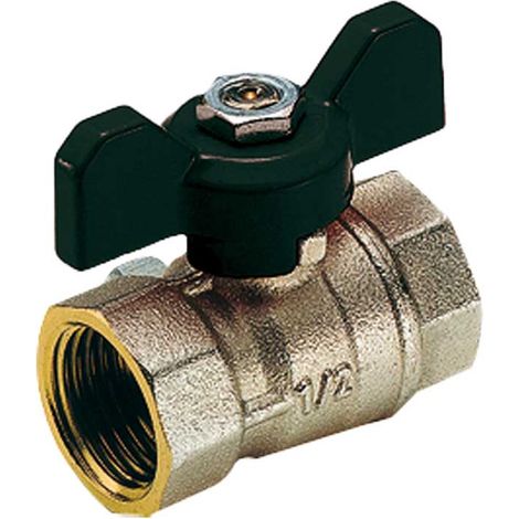 "VALVOLA A SFERA PASSAGGIO STANDARD F/F A FARFALLA TIEMME 3/4"""" - PN25"