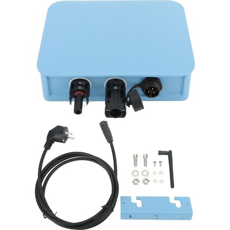 Onduleur Solaire Connecté au Réseau 24V/60V 500W, Étanche avec Surveillance WiFi et Cloud, pour Panneaux Solaires, Prise EU 220V (1/5)