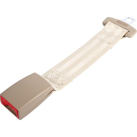Universal Seat Belt Extender for Seat Belts with Beige Buckle (1/3)