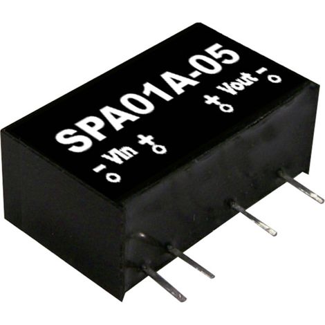 Mean Well SPA01B-05 DC/DC-Wandlermodul 200 mA 1 W Anzahl Ausgänge: 1 x Inhalt 1 St.