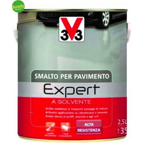 Smalto V33 per pavimento a solvente lt 2,50 ghiaccio