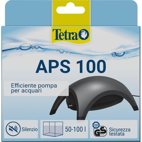 Tetra APS 100 Pompa per Acquari di 50 - 100 L, Aeratori Silenziosi e Potenti, Antracite (1/5)