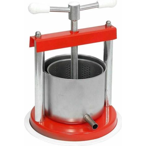 TORCHIO TORCHIETTO PREMITUTTO GRANDE ALLUMINIO CESTELLO ACCIAIO INOX 5 LT 134