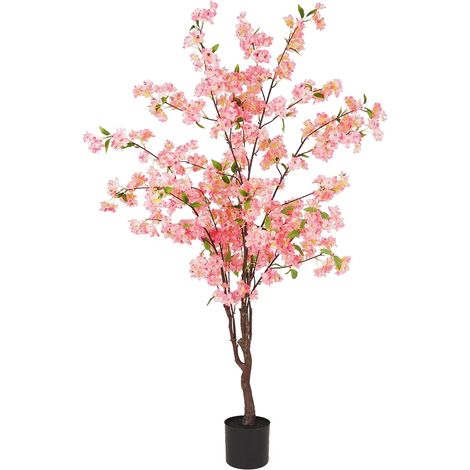 Cerisier artificiel rose 115cm (1/4)