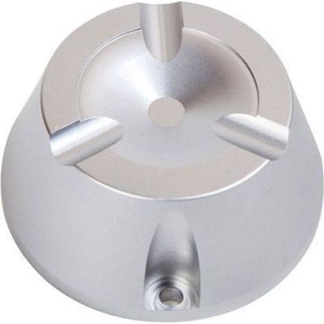 Bouton magnétique antivol pour vêtements de supermarché - Portable et multifonction (aluminium argenté) (1/4)