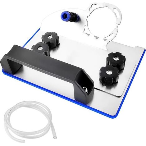 Soporte angular de 45° para corte de azulejos, máquina biseladora de azulejos, ajustable para amoladoras tipo 100, accesorios para corte de azulejos, para azulejos de cerámica y mármol. (1/5)