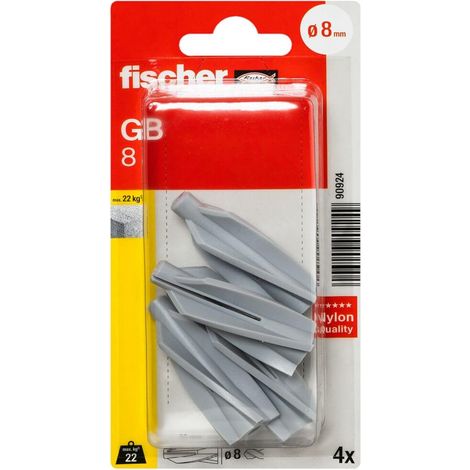 Cheville pour béton cellulaire GB 8 / Blister de 4 (1/5)
