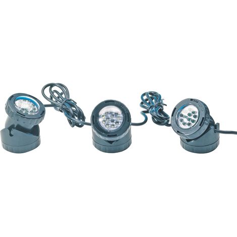 Teichlicht 3er Spot LED Gartenlicht Beleuchtung von Heissner (1/5)
