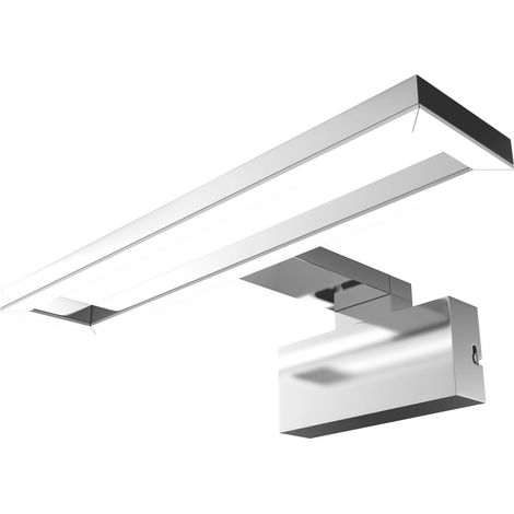 OSRAM Luminaire chromé, 4000 K, blanc froid, 500 lm, 9 W, acrylonitrile butadiène styrène (ABS), angle de faisceau de 120° (1/4)