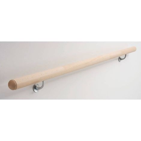 Dieda Handlauf Komplett Set Buche 1500 x 52 mm (1/2)
