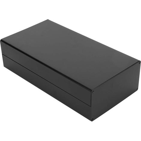 Boîte De Projet, Boîte de Jonction, Boite Electrique Étanche ABS IP65, Boîtier de Derivation électrique, pour les équipements électriques intérieure et extérieure Noir (80 X 160 X 300 mm) (1/5)