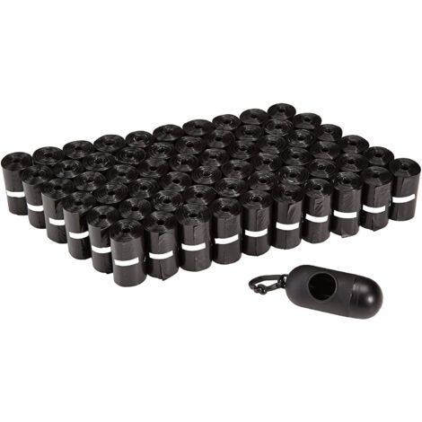 Sac à crottes de chien avec distributeur, sac poubelle pour animaux de compagnie, fournitures de nettoyage pour animaux de compagnie, boîte de rangement pour toilettes à capsules, 40 rouleaux de sacs (1/4)