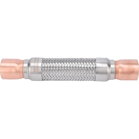 Tuyau métallique tressé haute pression anti-vibrations avec amortisseur de chocs pour groupe frigorifique 200 mm (1/5)