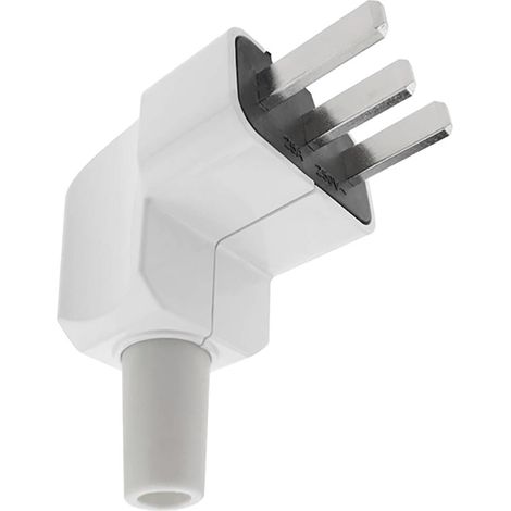 SPINA MONOFASE BIPOLARE FORNO 25A BL CON PROTEZIONE INFERIORE