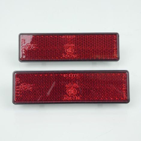 Catadioptre réflecteur homologué RMS rouge à visser 94x27mm pour (1/3)