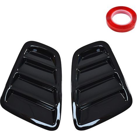 Copertura decorativa per fanale posteriore sinistro e destro compatibile con Fiat 500 2006-2025, colore nero. (1/5)
