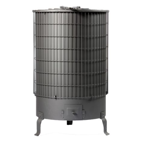 Poêle à bois DEOM TURBO 4 – Puissance 11.5 kW – Longueur max de bûche 400 mm – Évacuation des fumées 125 mm – Classe énergétique A (1/5)