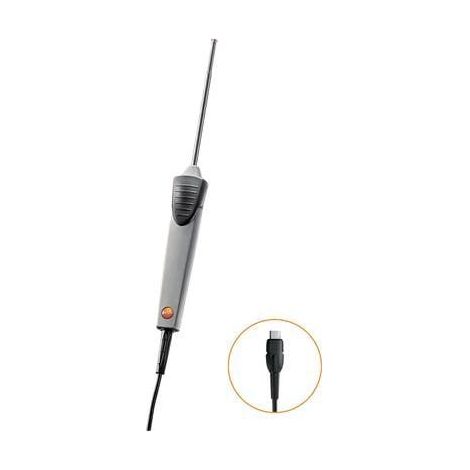 Testo Sonda de superficie 0615 1912 negra precisión 0,2°C