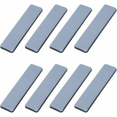 Patins glisseurs pour meubles lourds – 8 pièces 25mm x 100mm – Résine écologique – Anti-vibration pour parquet et carrelage - 25mm100mm (1/4)